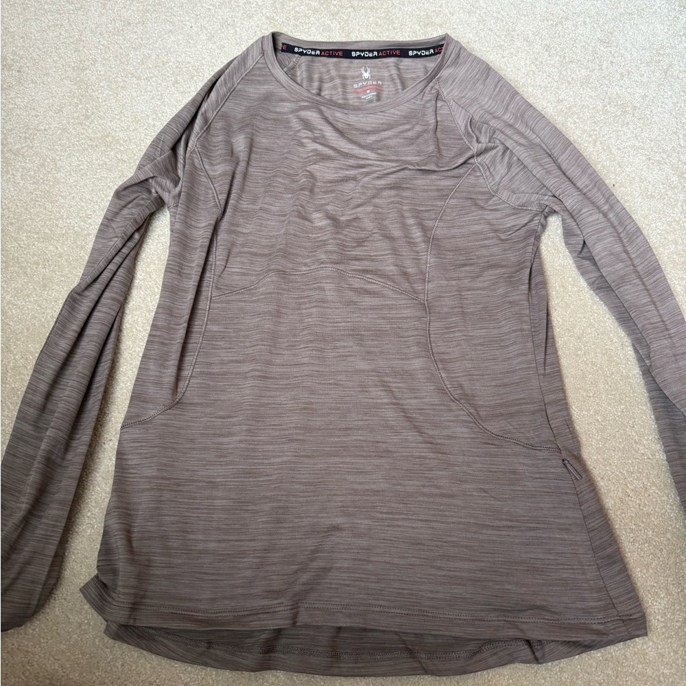 Spyder Women's Long Sleeve Top - Brown